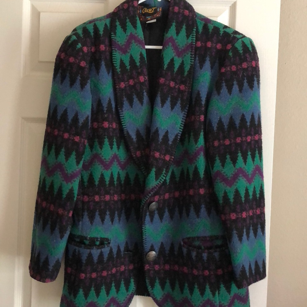 Gently worn Vintage Circle T Blanket Coat Size S